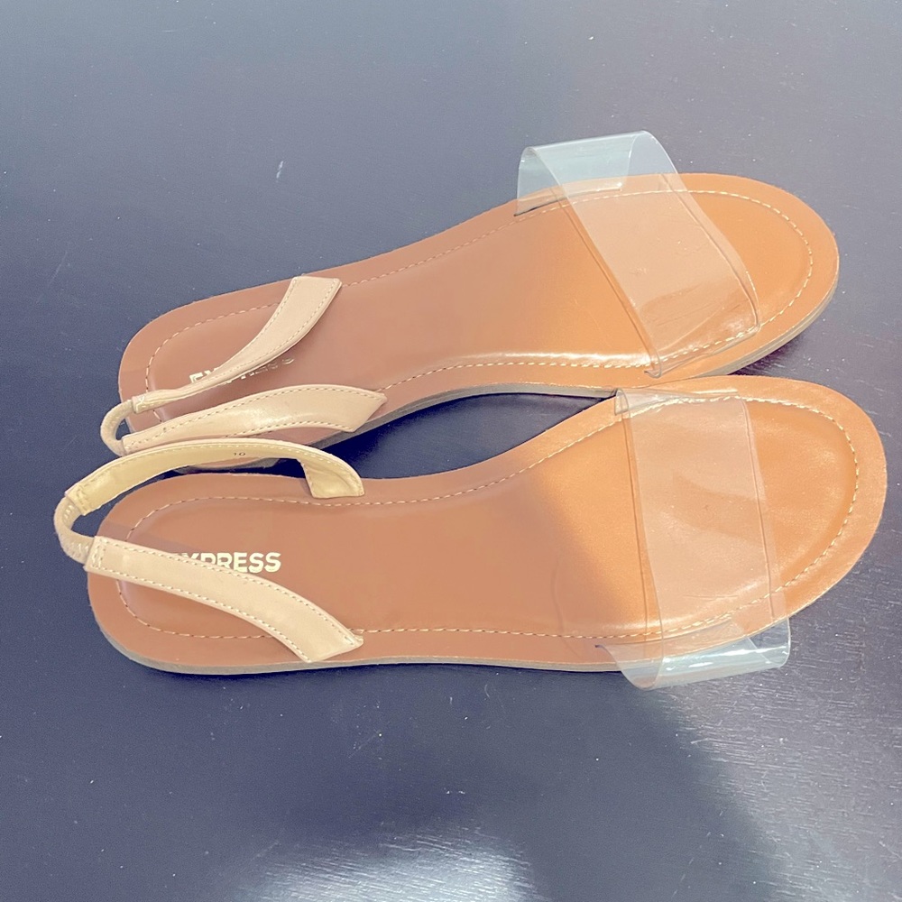 Express Transparent Slides With Cream Support Str… - image 1